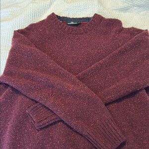 Rodd & Gunn Cox Road Knit Crewneck Sweater in Garnet